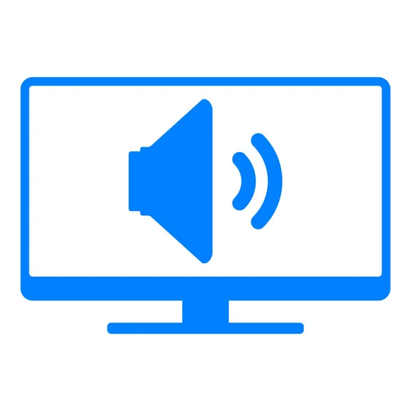 Lautsprecher und Bildschirm — Stockvektor