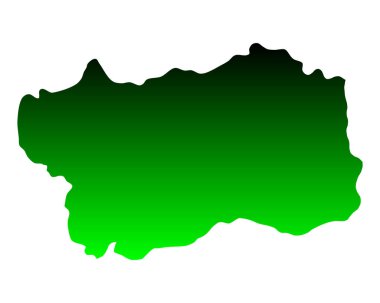 aosta Vadisi Haritası