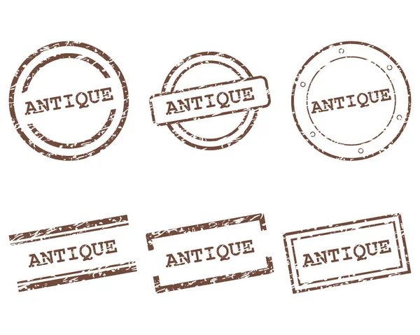 Antique stamps — Stock Vector