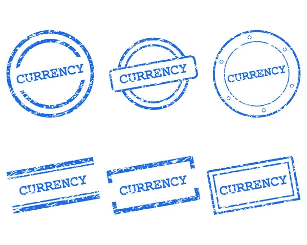 Valuta stempels — Stockvector