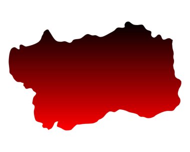 aosta Vadisi Haritası