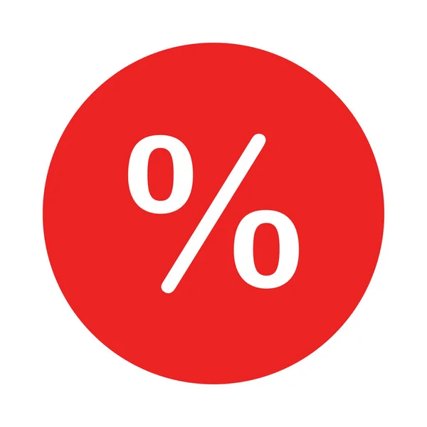 Percentage en cirkel — Stockvector