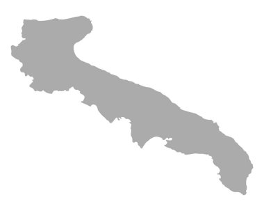 Apulia 'nın doğru haritası