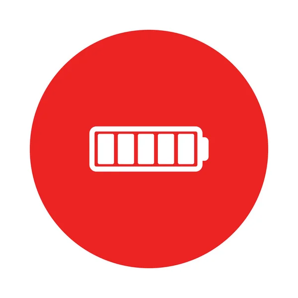 Batterie et cercle — Image vectorielle