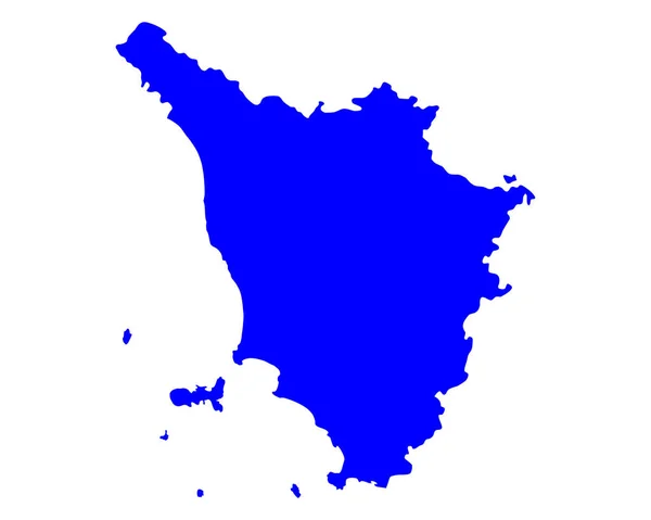Ακριβής χάρτης της Τοσκάνης — Διανυσματικό Αρχείο