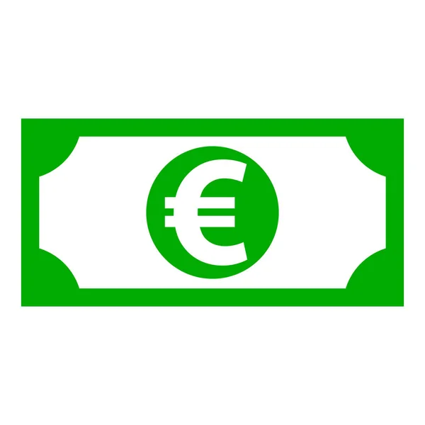 Euro e notas — Vetor de Stock