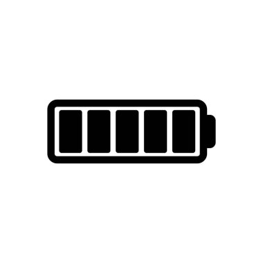 Vektör illüstrasyonu olarak pil ve arkaplan