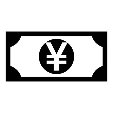 Vektör illüstrasyon olarak Yen ve banknot