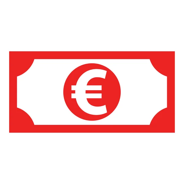 Euro Billete Como Ilustración Vectorial — Vector de stock