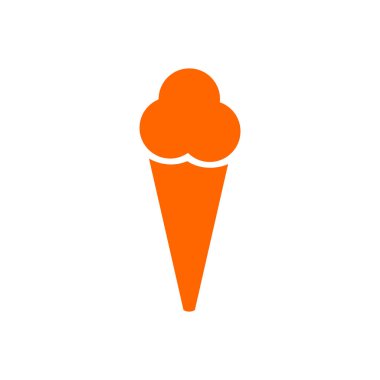 Dondurma ve arka plan vektör illüstrasyonu olarak