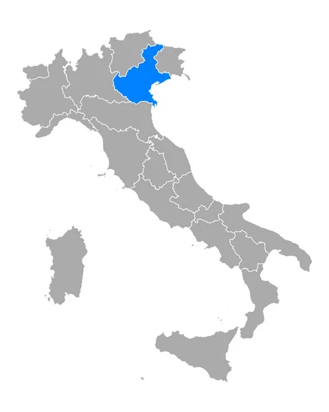 Talya Daki Venedik Haritası — Stok Vektör