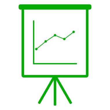 Çizelge ve çizelge vektör illüstrasyonu olarak