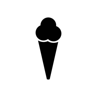 Dondurma ve arka plan vektör illüstrasyonu olarak