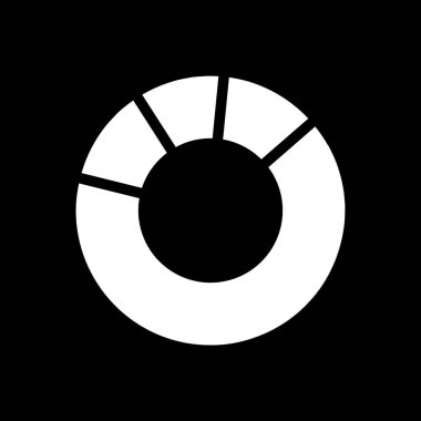 Vektör illüstrasyonu olarak turta şeması ve arkaplan