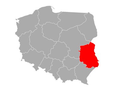 Polonya 'daki Lubelskie Haritası