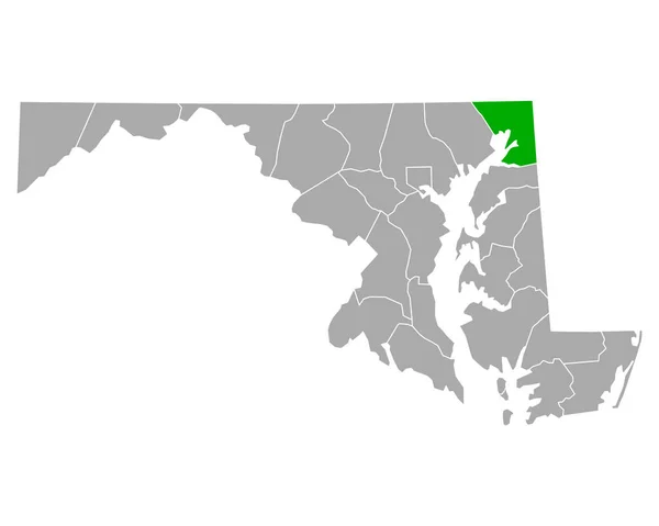 Mapa Cimento Concreto Maryland —  Vetores de Stock