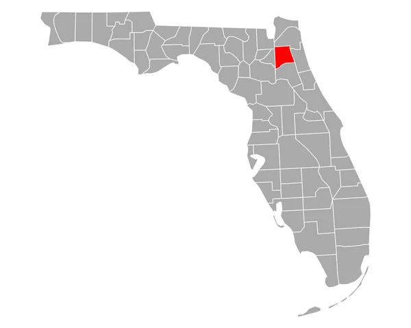 Mapa Arcilla Florida — Archivo Imágenes Vectoriales