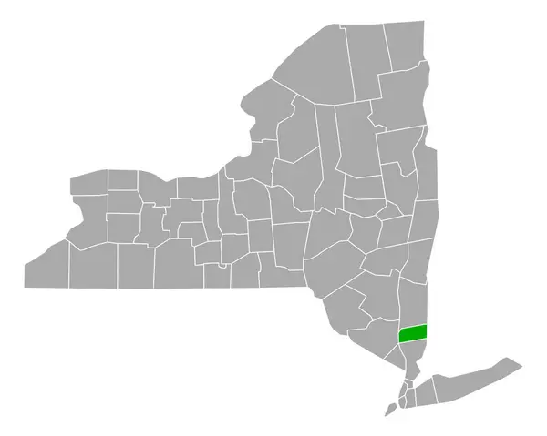 Mapa Portas Automáticas Nova York —  Vetores de Stock