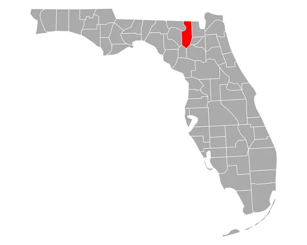 Mapa Cabinas Internet Florida —  Vetores de Stock