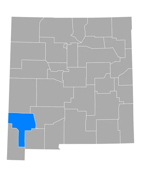 Mapa Grant Nuevo México — Vector de stock