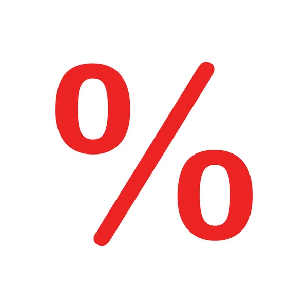 Porcentaje Fondo Como Ilustración Vectorial — Vector de stock