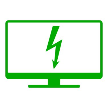 Vektör illüstrasyonu olarak ışık ve ekran