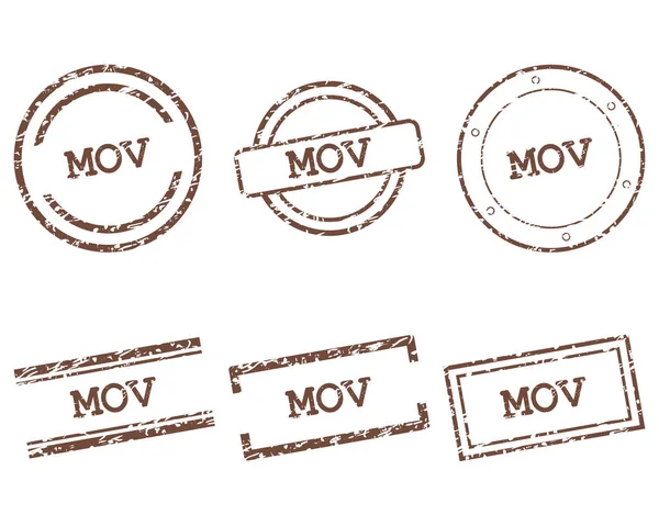 Selos Movimento Como Ilustração Vetorial — Vetor de Stock