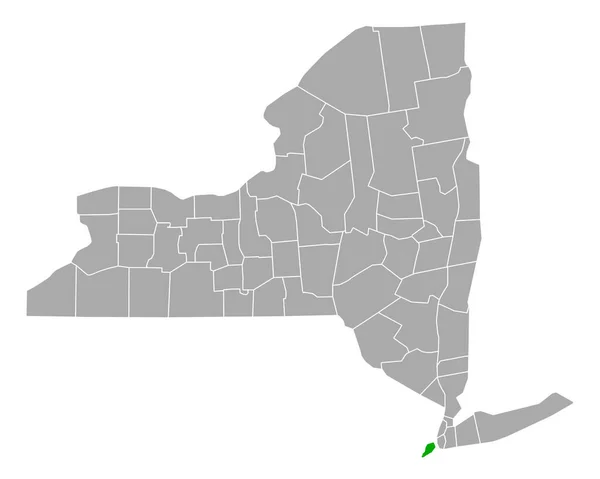 Карта Ричмонда Нью Йорке — стоковый вектор