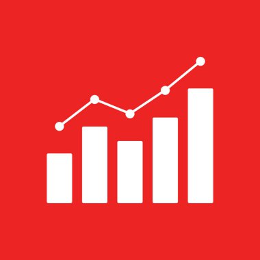 Çizelge ve arkaplan vektör çizimi