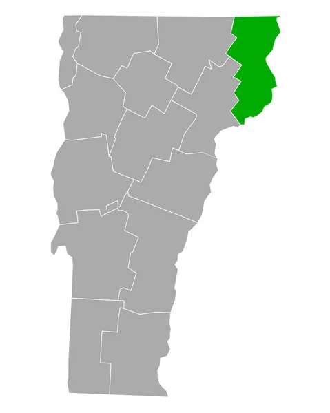 Mapa Essex Vermont — Archivo Imágenes Vectoriales