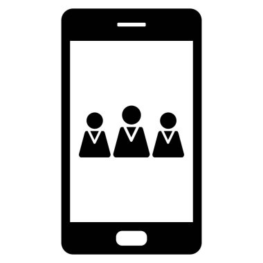Takım ve akıllı telefon vektör gösterimi olarak