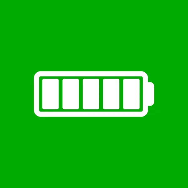 Batterie Und Hintergrund Als Vektorillustration — Stockvektor