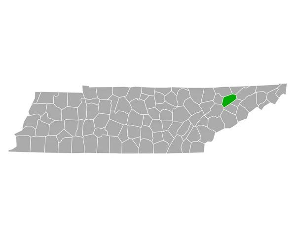 Mapa Grãos Cereais Tennessee — Vetor de Stock