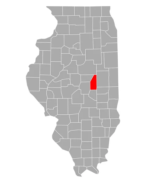Plan Piatt Illinois — Image vectorielle