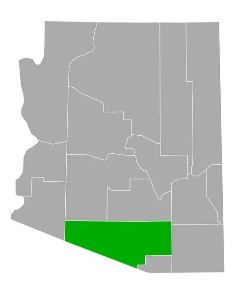 Mapa Pima Arizona — Wektor stockowy