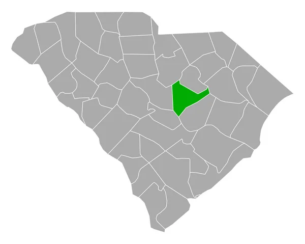 Mapa Sumter Carolina Del Sur — Vector de stock