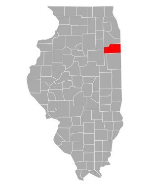 Illinois Kankakee Haritası