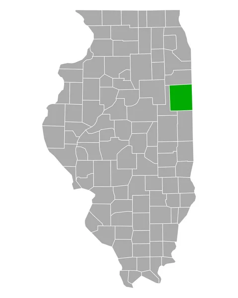 Iroquois Illinois — Image vectorielle