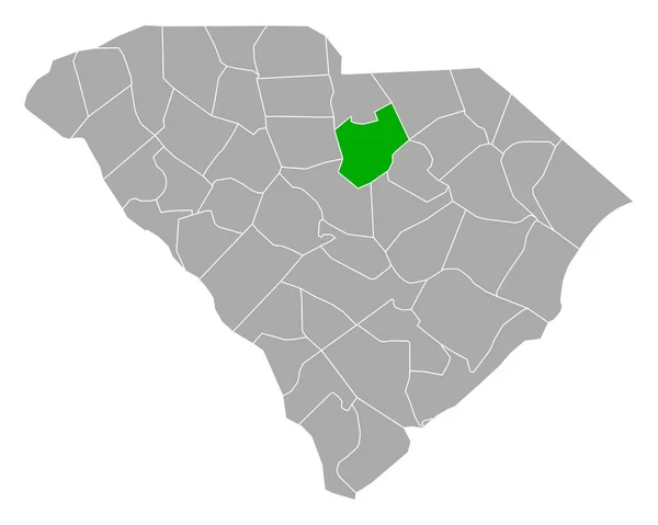 Mapa Cervejarias Carolina Sul —  Vetores de Stock