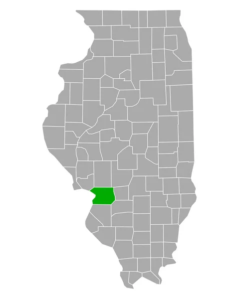 Mapa Madison Illinois — Archivo Imágenes Vectoriales