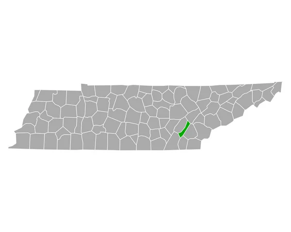 Mapa Médicos Tennessee —  Vetores de Stock