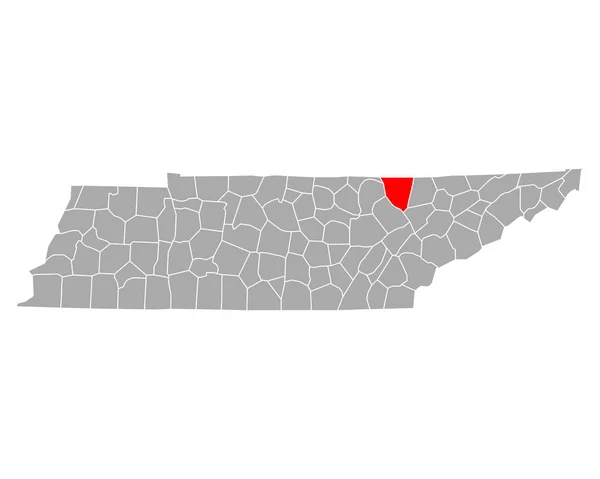 Mapa Serviços Táxi Tennessee —  Vetores de Stock