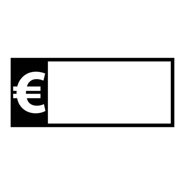 Ilustracja Wektora Banknotu Euro — Wektor stockowy