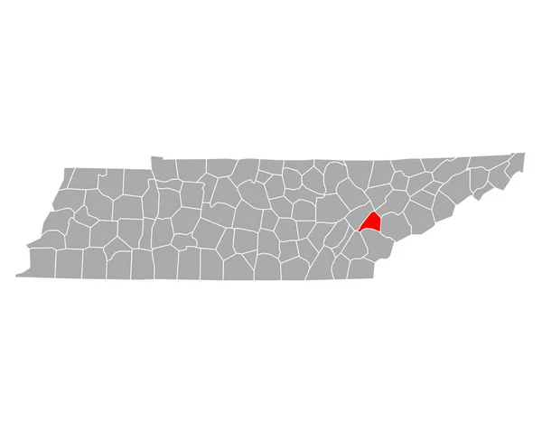 Carte Loudon Tennessee — Image vectorielle