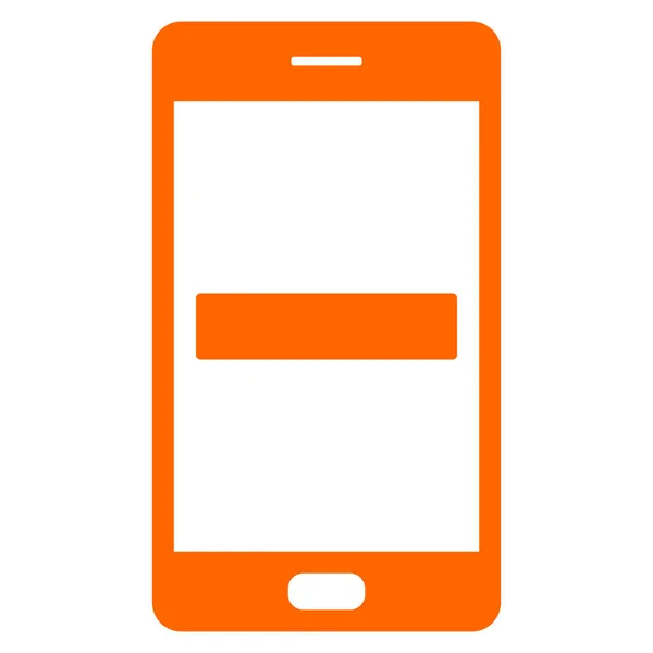 Menos Smartphone Como Ilustración Vectorial — Vector de stock