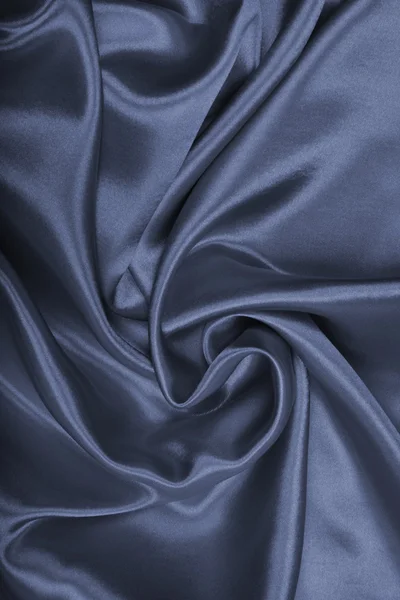 Smooth elegant grey silk or satin as background — Stock Photo, Image