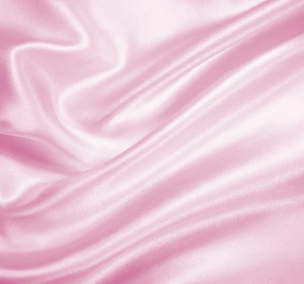 Liscio elegante seta rosa o raso come sfondo di nozze — Foto Stock