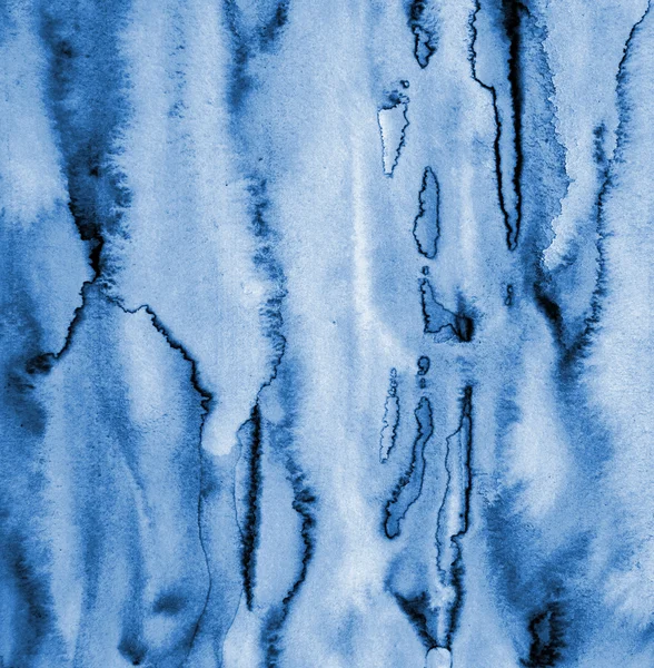 Abstrato azul aquarela fundo — Fotografia de Stock