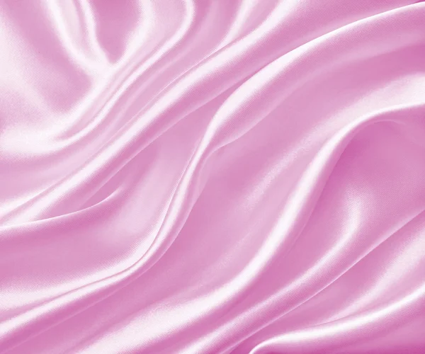 Glatte elegante rosa Seide oder Satin Textur als Hintergrund — Stockfoto