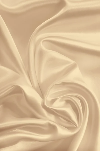 Smooth elegant golden silk as wedding background. In Sepia toned — Stock Photo, Image